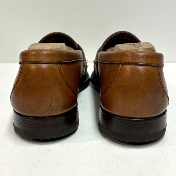 EUC Ralph Lauren x Allen Edmonds Tan Moorland Concord Loafer Bench Made USA 9.5 - Picture 8 of 16
